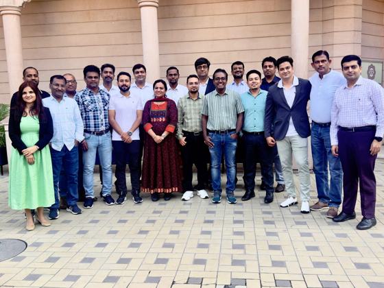 With the Pharma Team Servier at Jaipur